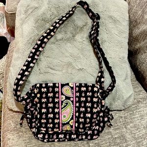Vera Bradley elephant crossbody satchel